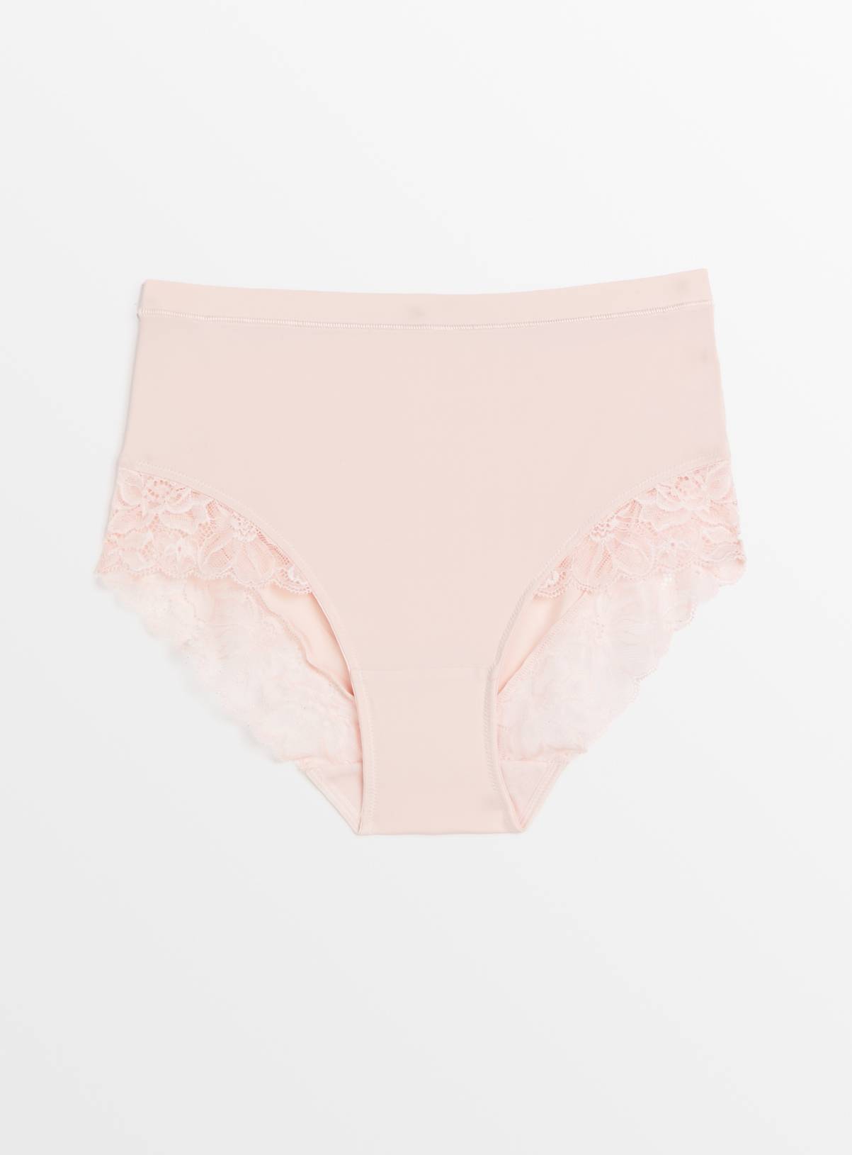 Light Pink Lace Full Knickers 12 - Image 2